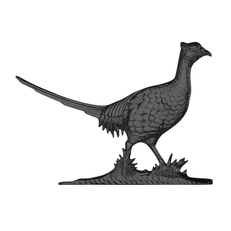 Large Bell w/ Pheasant, Black