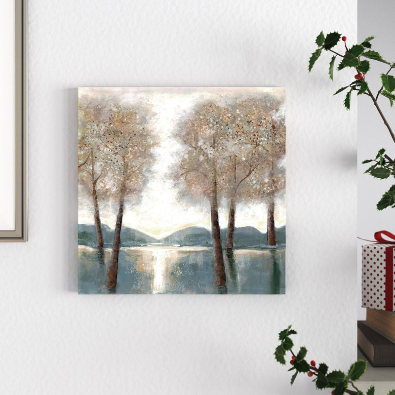 Giclée sur toile tendue Approche du bois II par Doris Charest, H 12 po x l 12 po x P 0,75 po, Toile tendue, Pas de tapis