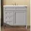 Meuble-lavabo moderne 36 "avec lavabo supérieur-101530198
