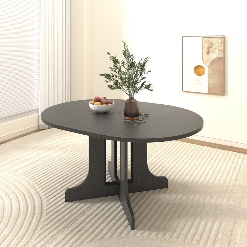 Table de salle à manger pour table de ferme ovale extensible 59 x 43 po