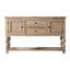 Buffet console 2 portes Cherie, brun clair, 60 po Cherie