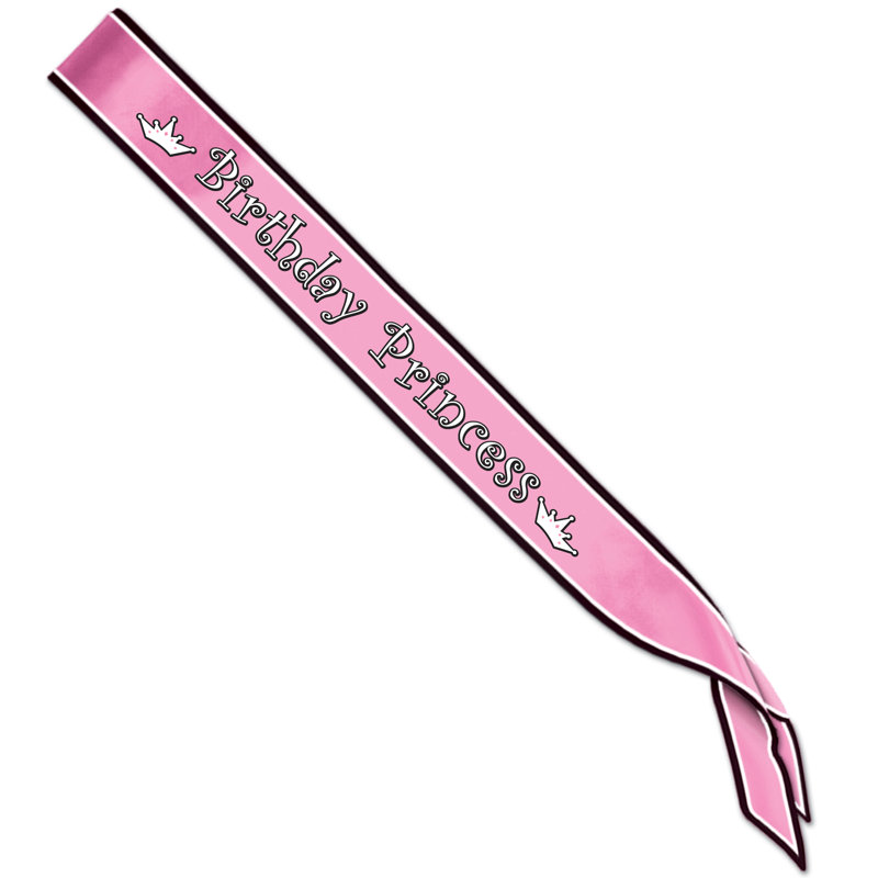 Ceinture anniversaire princesse en satin