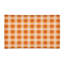 Tapis à carreaux orange-53650221