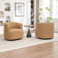 Fauteuil demi-tonneau pivotant de 32 po Tybias-697652635