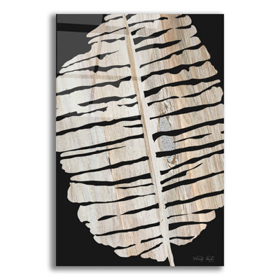 Palmier à grain de bois II - impression sans cadre