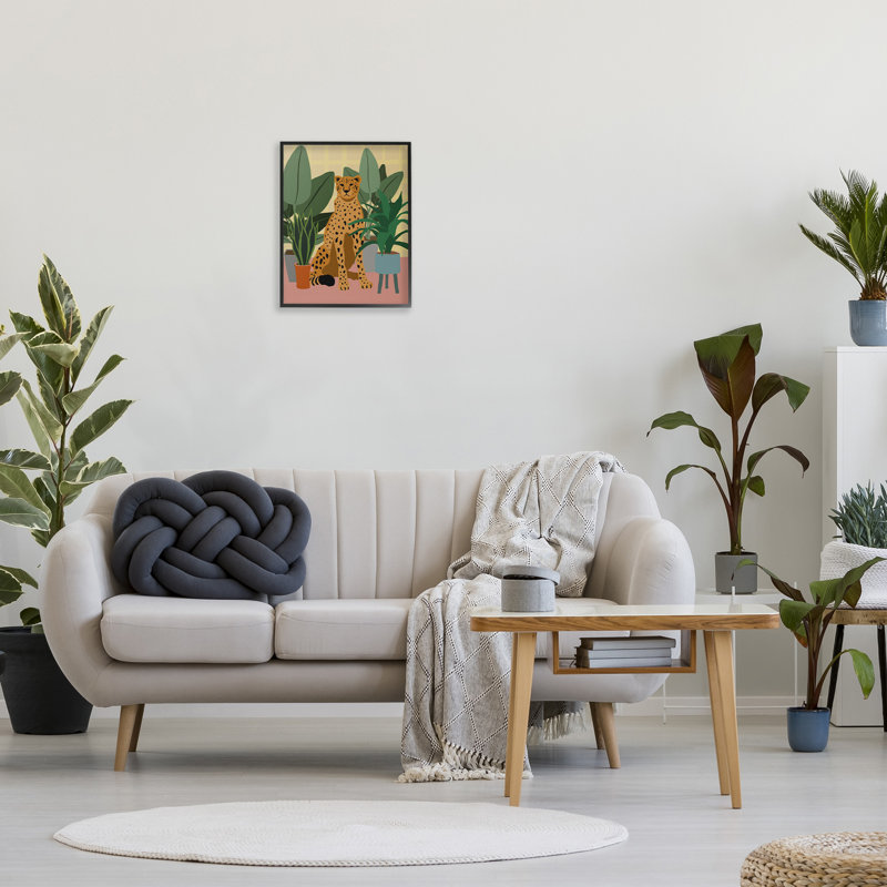 Art moderne giclée encadrée par Elizabeth Medley, Giclée encadrée noir minuit, H 20 po x l 16 po