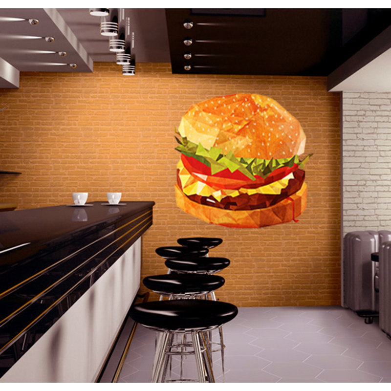 Food & Beverage Wall Decal, 46" H x 46" W