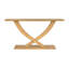 Console en bois d'acacia avec base en nid d'abeille Pembrely Row-130179217-130179221