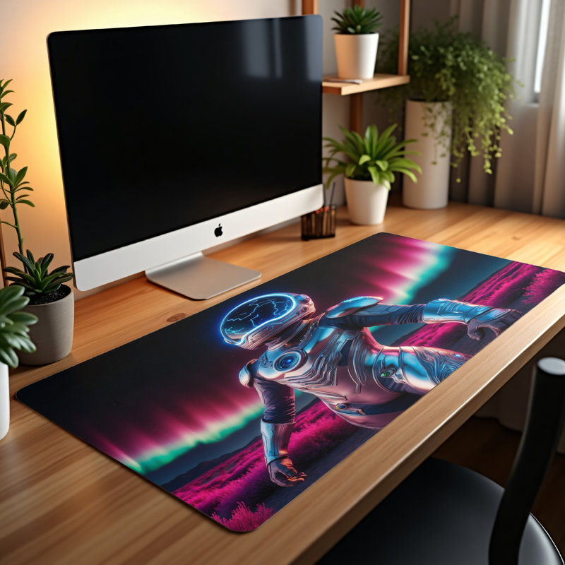 Polyester Desk Pad, 14.4x12.1