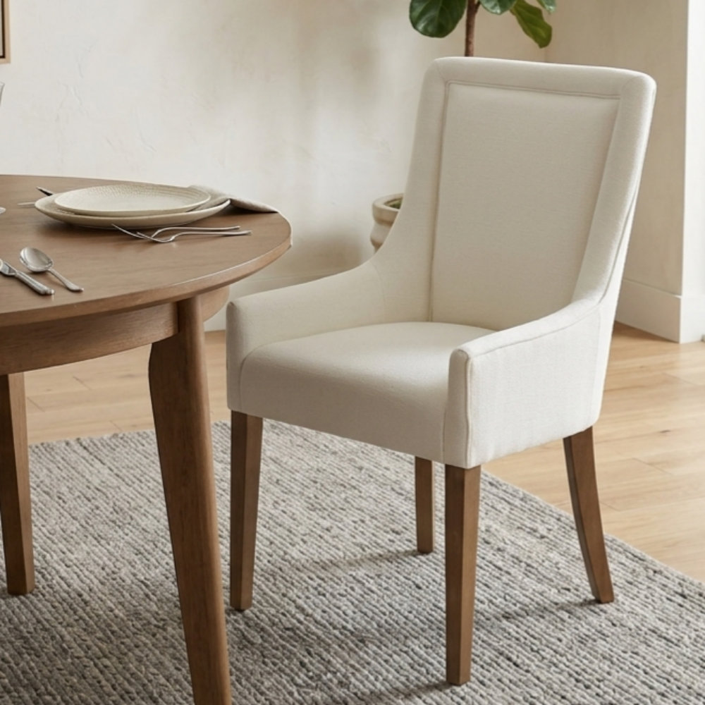 Bennison Dining Armchair, Beige