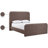 Fira Daliah Chenille Fabric Upholstered Bed-1639458603-1639458605
