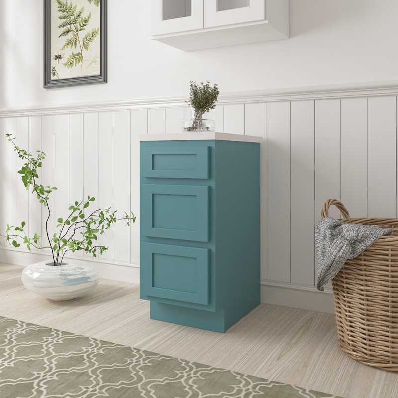 Base de meuble-lavabo de 15 po seulement, Vert