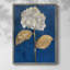 Reproduction encadrée FLORAL Series Lxxxvii - bois massif-1213907069