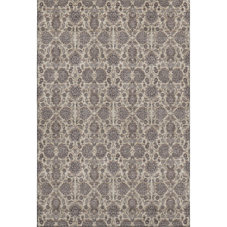 Premium Machine Washable Prisco Ivory Rug