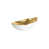 Blanc perle / feuille d'or sélectionné
