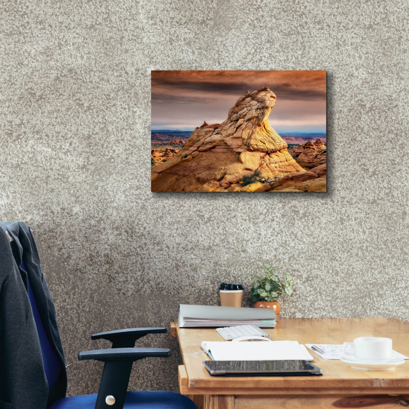  «Arizona Peaks 2» par David Drost, art mural sur toile, 26 po x 18 po