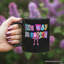Tasse «His Way Is Better», cadeau rétro Faquette Coquette avec nom personnalisé