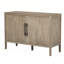 Armoire de rangement polyvalente en bois avec 2 portes et tablettes réglables, parfaite pour le couloir, le vestibule et le salon-1523388307