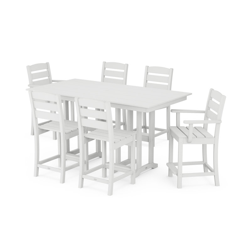 Ensemble de comptoir 7 pièces Lakeside, Blanc