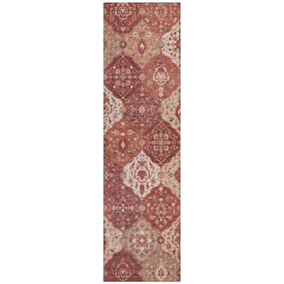 Machine Washable Indoor/Outdoor Matteson ACN2292 Panel Rug