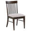 Chaise d'appoint en bois (ensemble de 2)
