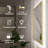 LED Bathroom Mirror with Backlit,Bathroom Vanity Mirror, Metal Framed Beveled Edge, 3 Color Lights, Safe Defogging-1170641543-1170641541