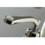 Robinet de baignoire autoportant à poignée simple 1 trou avec pomme de douche à main Kingston Brass Royale-26919463
