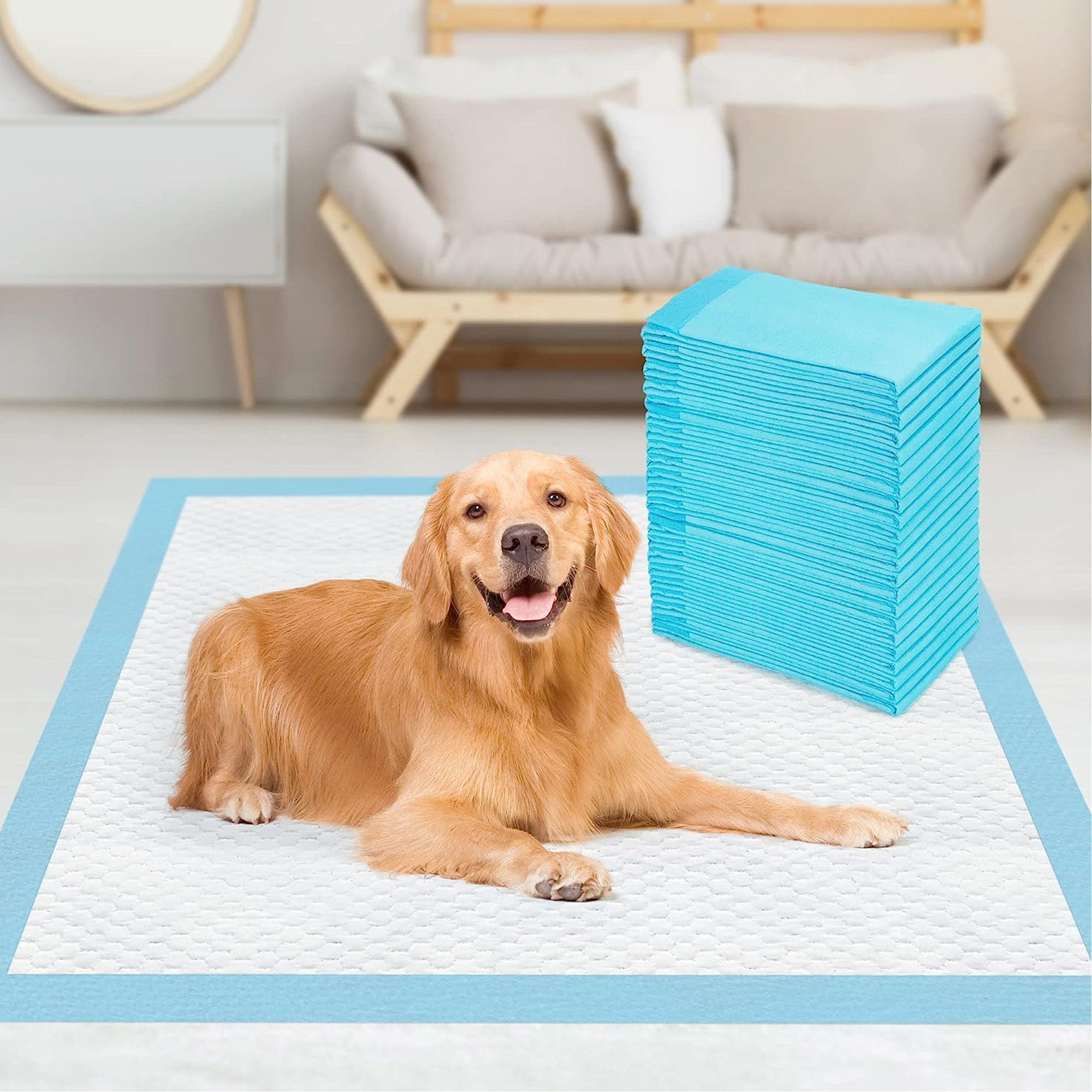 Puppy Pee Pads 23.6''X35.4''-20 Count | Dog Pee Training Pads Super  Absorbent & Leak-Proof | Disposable Pet Piddle And Potty Pads For Puppies |  Dogs 