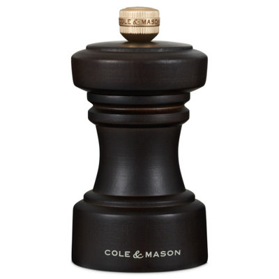 Cole & Mason Hoxton Dark Chocolate Wood Pepper Mill 4"