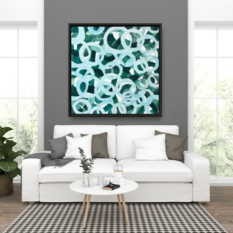 Abstract Circles Print On Canvas