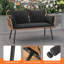 60cm Wide Curved Patio Sofa