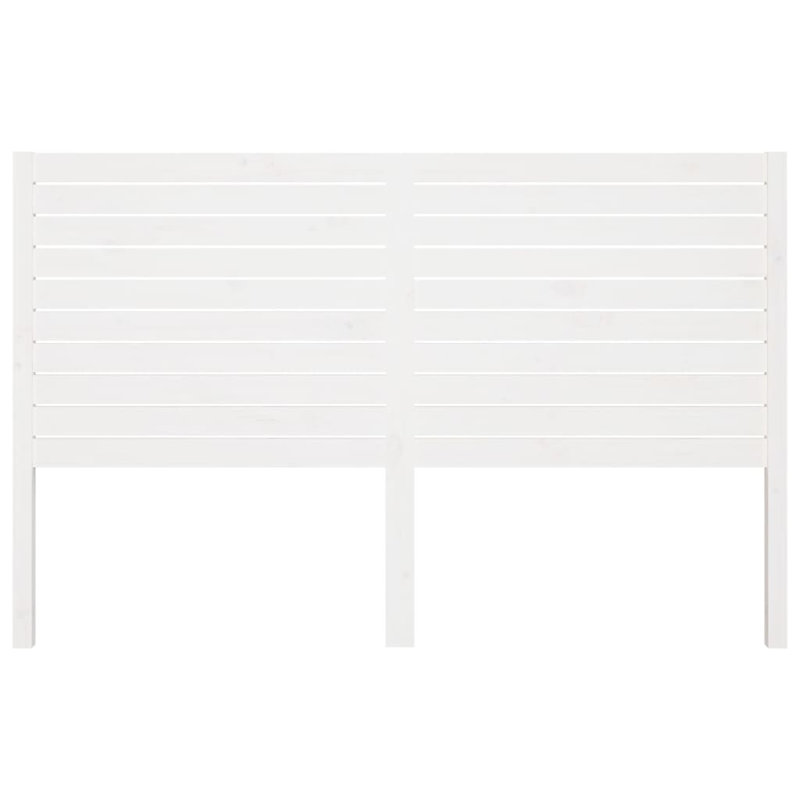 Jamael Solid Wood Headboard, 126 x 100 cm, White