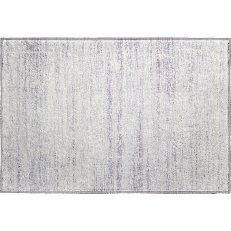 Premium Machine Washable Gerardo Lavender Rug, Rectangle 1'8" x 2'6"
