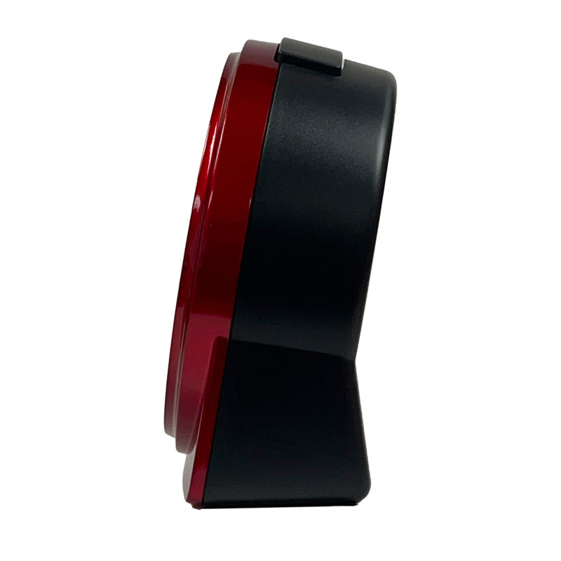 QHE198RLH Alarm Clock, Red, Red