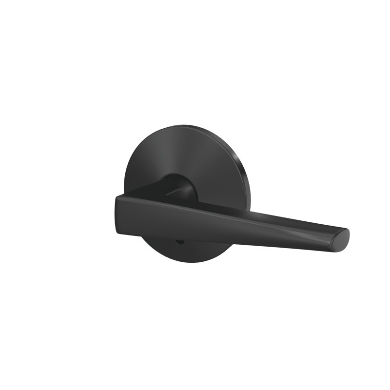 Eller Non-Turning Lever with Kinsler Trim, Matte Black