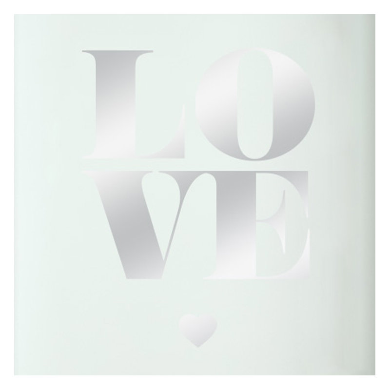 Wall Decal, Shiny Silver