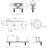 JUBEST Bypass Sliding Door Hardware, Bypass Wardrobe Closet Door Hardware Set (Door Not Included)-74797458