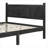 Under-Bed Storage Platform Bed, Queen Size Bedroom Furniture, Sleek Black Wood Shaker Farmhouse Bed with Headboard and Footboard-1921383357-1921383355