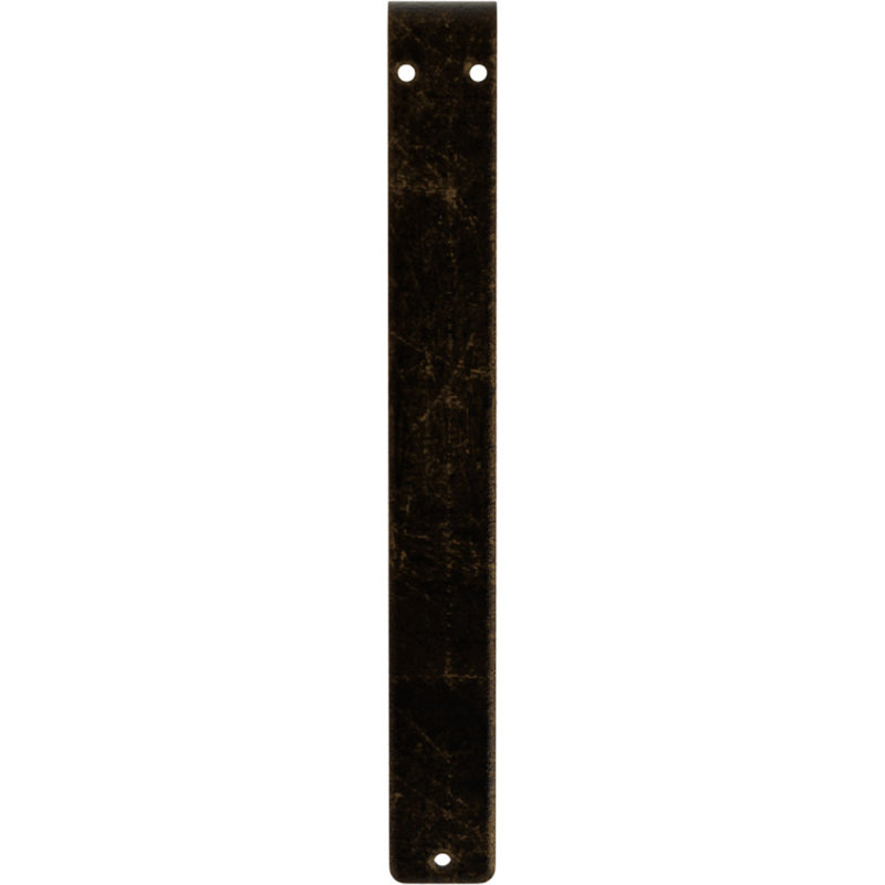 Support en fer forgé Versailles, Laiton antique, H 10 po x l 1,5 po x P 7,5 po