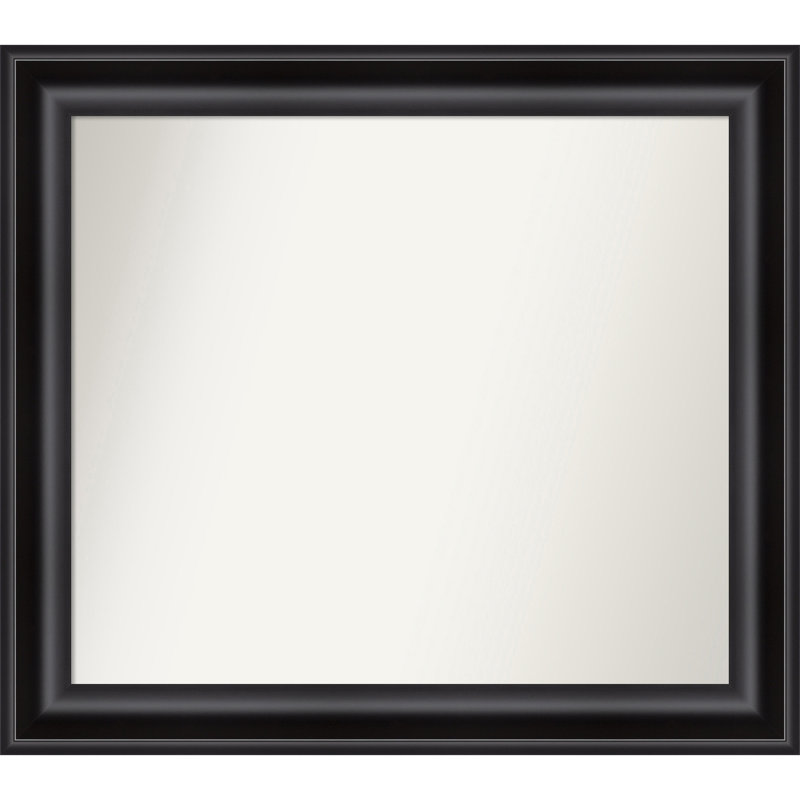 Miroir d'appoint mural en plastique Churchton, 31,75 po x 35,75 po