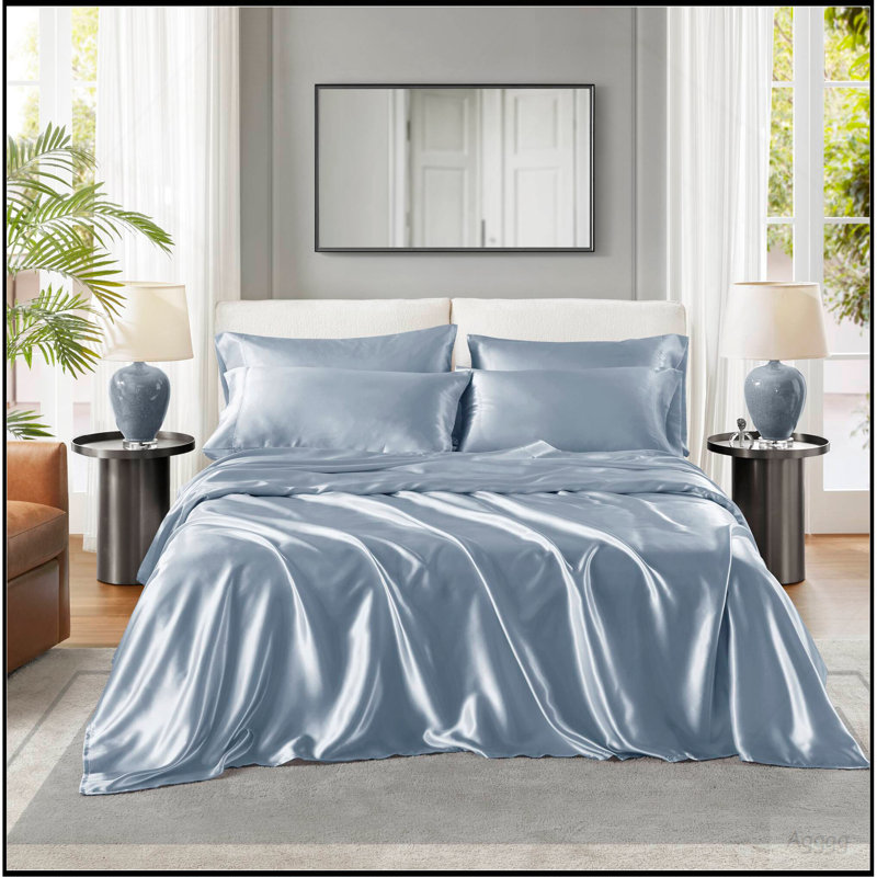 Ensemble de draps Luxury, Bleu