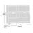 Bookcase/Footboard, White Finish