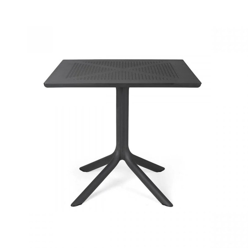 Clip Outdoor Square Dining Table, Anthracite