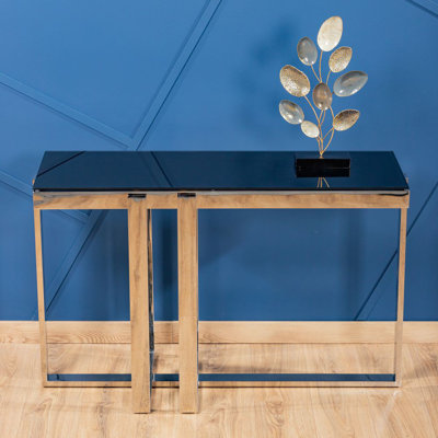 Katina 120cm Glass Top Console Table