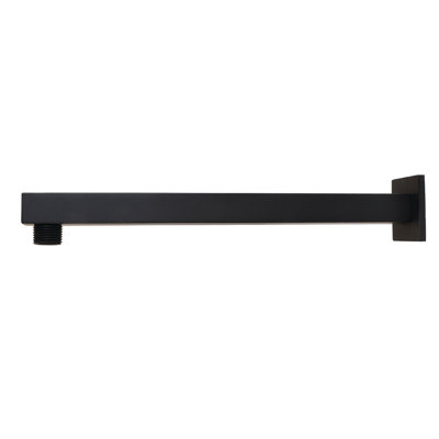 Bras de douche en laiton avec bride carrée Claremont Kingston Brass 12 po