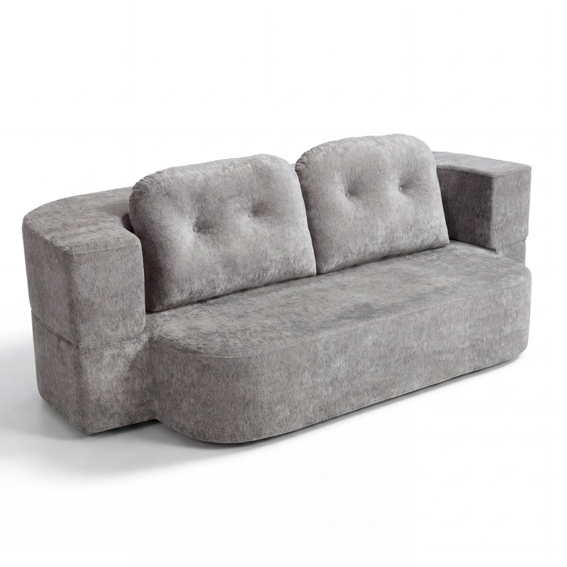 Canapé-lit pliant 78,7 po, Gris