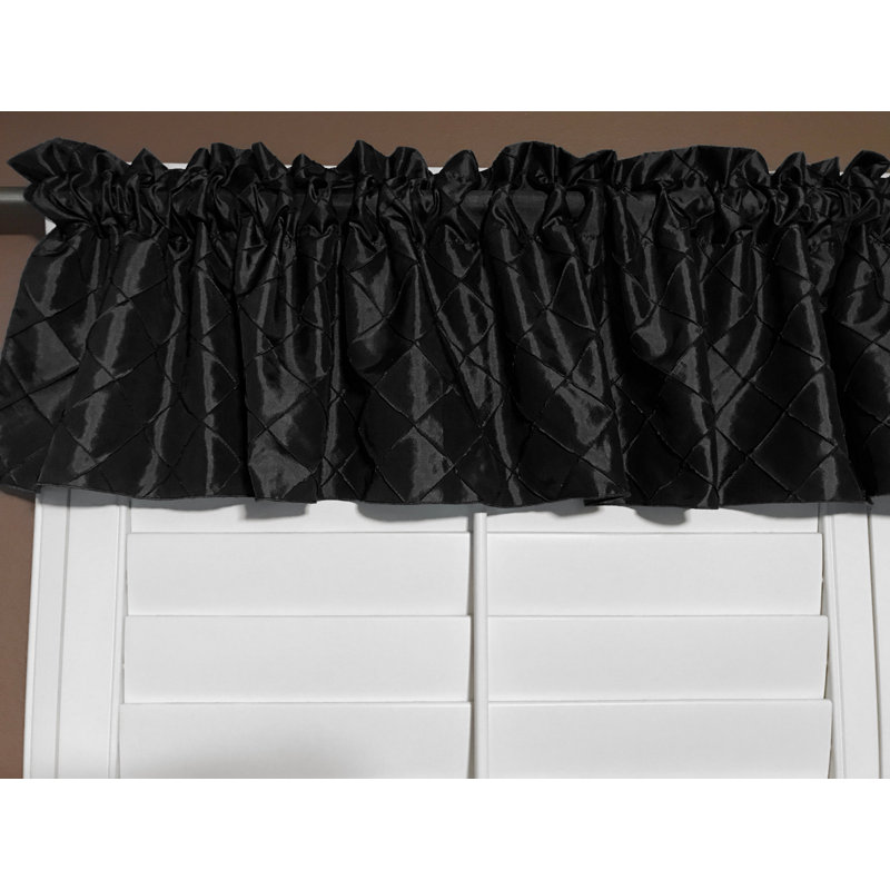 Cantonnière sur mesure l 52 po, L 52 po x L 20 po, Noir