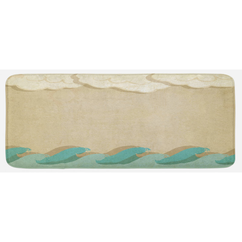 Tapis de cuisine Ocean Waves and Clouds
