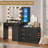 Caryol Vanity Makeup Vanity with Lights-65140712