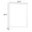 24 po, aluminium, argent, miroir de salle de bain, reflet compact, large et transparent, surface réfléchissante lisse et élégante